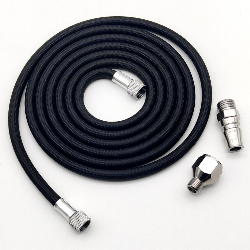 Pletena cijev za zračni pištolj, dvostruki navoj 1/8", za mini kompresor