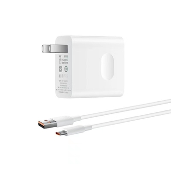 3C-tanúsítvánnyal rendelkező 66W USB-C gyors töltő és 1 m-es kábel készlet Huawei/Honor telefonokhoz