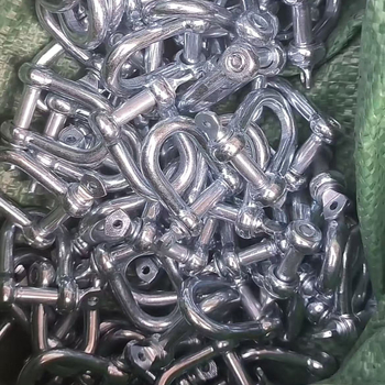 Неръждаема стомана Shackle 304 Bow Shackle, D-Type, удължена, Horseshoe Buckle, размери M6/M8/M10