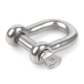 Неръждаема стомана Shackle 304 Bow Shackle, D-Type, удължена, Horseshoe Buckle, размери M6/M8/M10