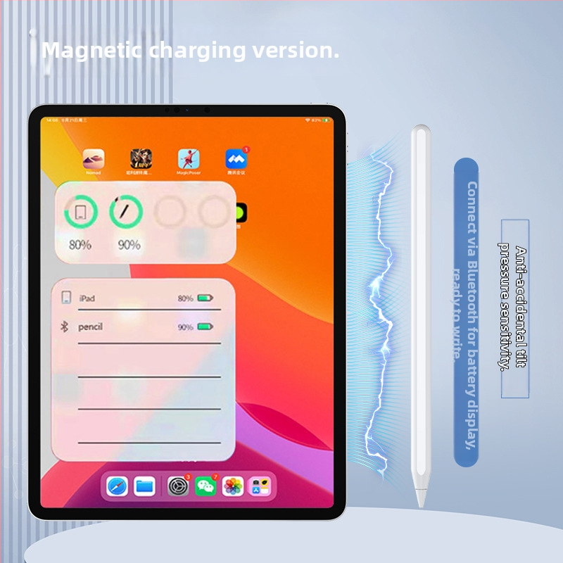 iPad kapacitívny stylus s magnetickým nabíjaním, Bluetooth