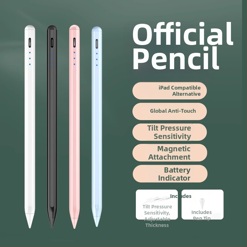 Kapacitivni stylus za iPad, zamjena za sprječavanje slučajnog dodira, Apple Pencil druge generacije, dodirni zaslon iPada
