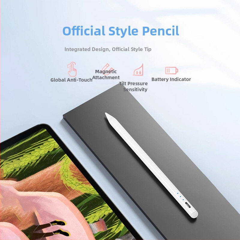 Kapacitivni stylus za iPad, zamjena za sprječavanje slučajnog dodira, Apple Pencil druge generacije, dodirni zaslon iPada