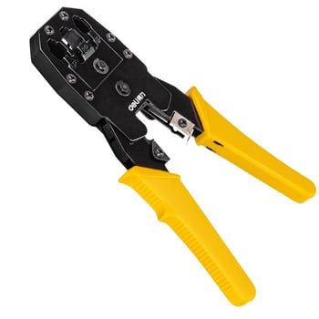 Deli DL2468C Krimp alat za mrežne konektore, 4/6/8P, RJ45/RJ11, ergonomski dizajn