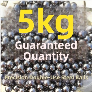 Oceľové guličky pre prak, priemer 6–9 mm, 5 kg