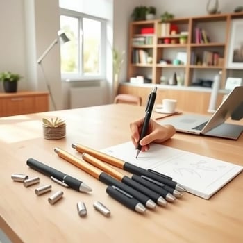 Univerzalni stylus za dodirni zaslon za telefone i tablete, tri u jednom za crtanje i pisanje, s kopčom za vješanje