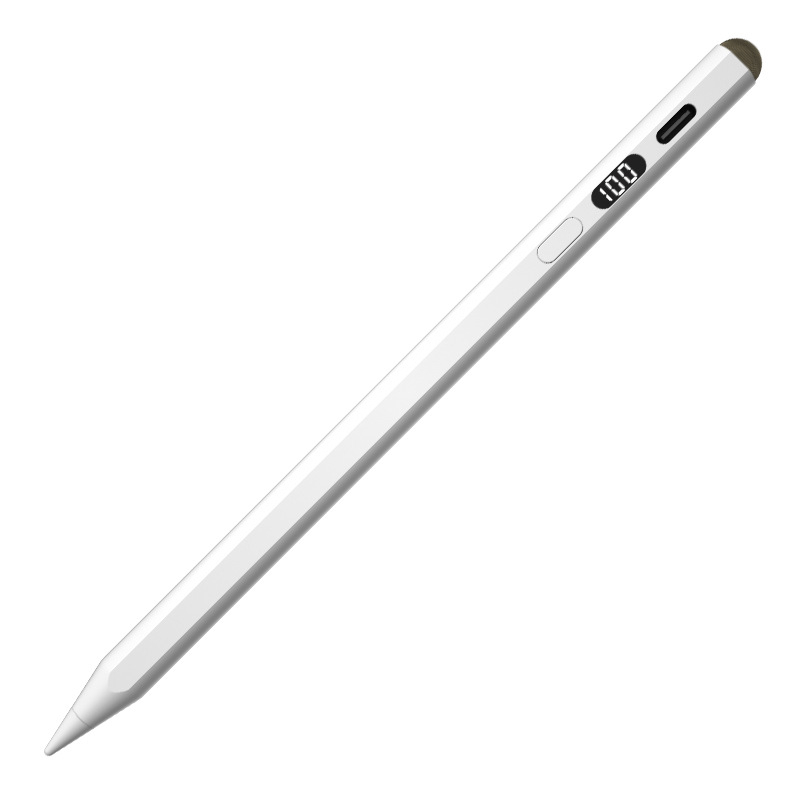 Stylus capacitiv universal cu afișaj digital pentru tablete și telefoane Android și Apple.