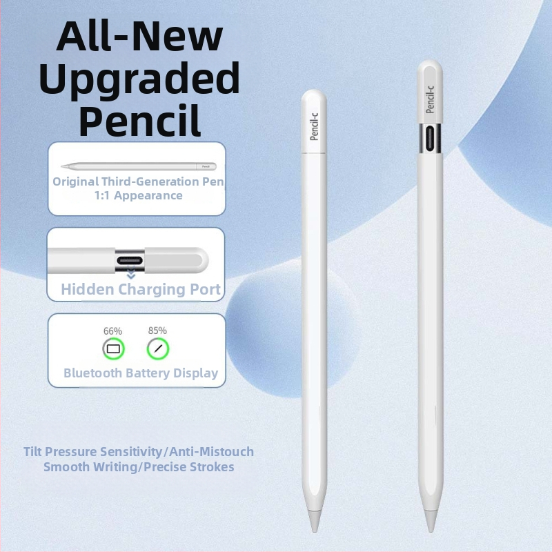 Novi stylus za iPad Pro 2025, kapacitivna olovka za Apple tablete, magnetski, prijenosni, zaštita od slučajnog dodira
