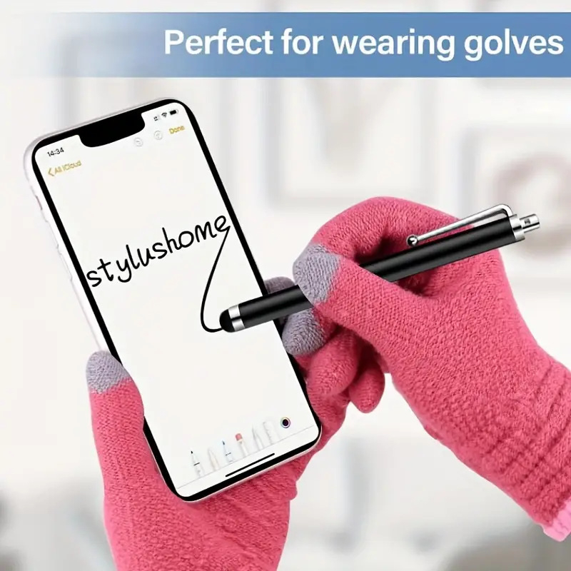 Kapacitivni stylus za telefone i tablete s privjeskom protiv gubitka