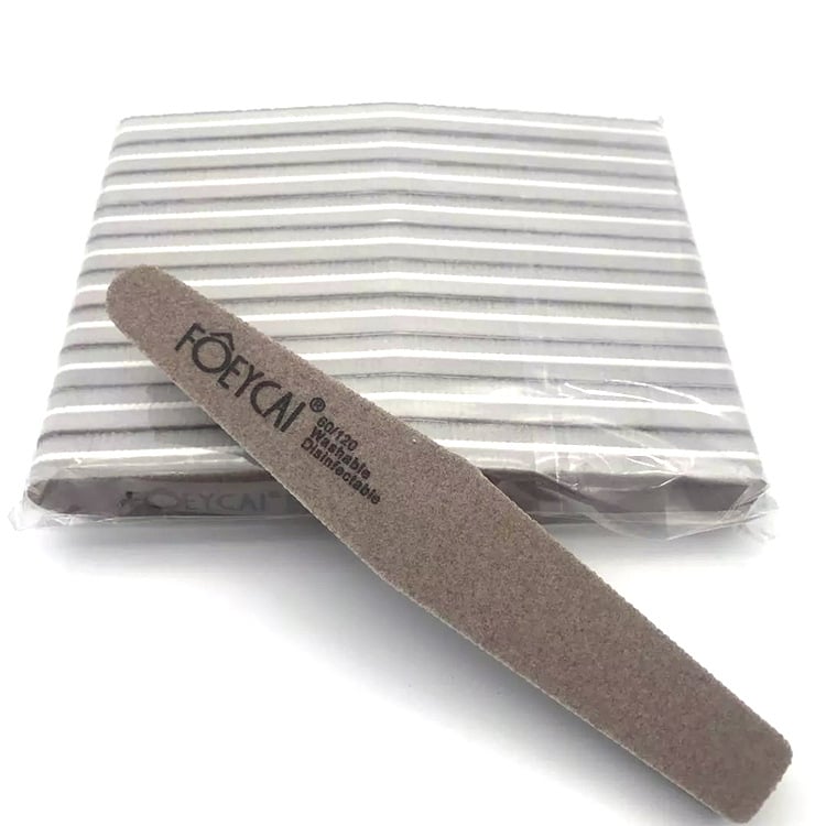 Rich Color 60/120 διπλής όψεως χοντρό σφουγγάρι λείανσης με υφή διαμαντόμορφου μοτίβου, καφέ-γκρι