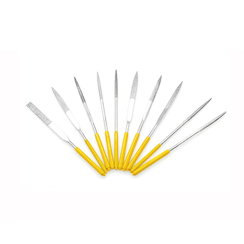 Diamantni set brusnih 4×160 mm: ravni, kvadratni, trokutasti, polukružni; elektroplatirani, razni oblici