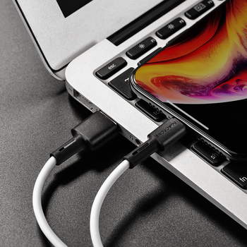 Borofone BX31 silikon kabel za punjenje i prijenos podataka u ananas stilu, Type-C, za iPhone i Android, duljina 1 m