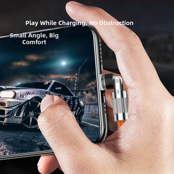 540° otáčajúci sa magnetický USB-C dátový kábel pre rýchle nabíjanie, kompatibilný s telefónmi Apple, Android a Huawei