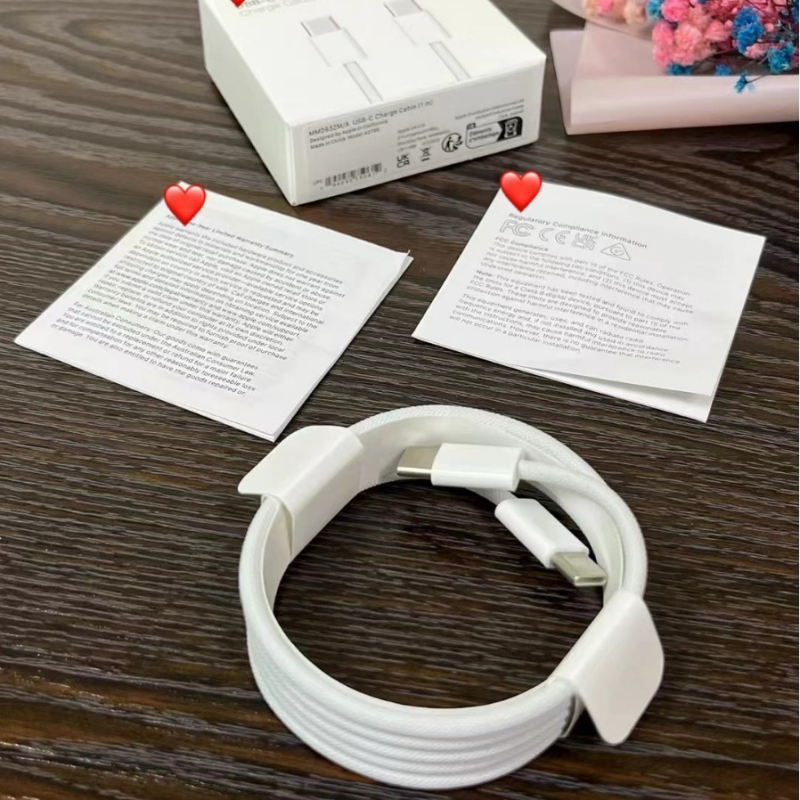 Okami USB-C kabel s pletenim, dvostruki konektori, USB-C na USB-C, PD brzo punjenje