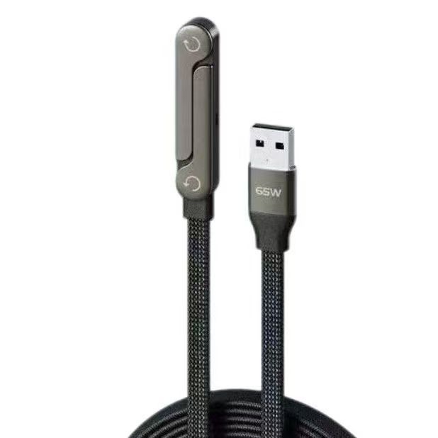 Narančasti USB-C podatkovni kabel s 240W PD brzim punjenjem, kompatibilan s Apple, Huawei i Samsung, duljina 1–2 m