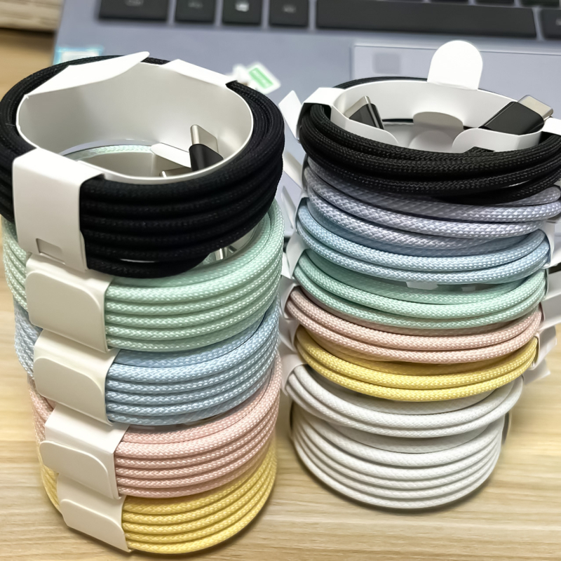 USB-C PD kabel za iPhone 15–17, brzo punjenje i prijenos podataka, duljina 1–2 m