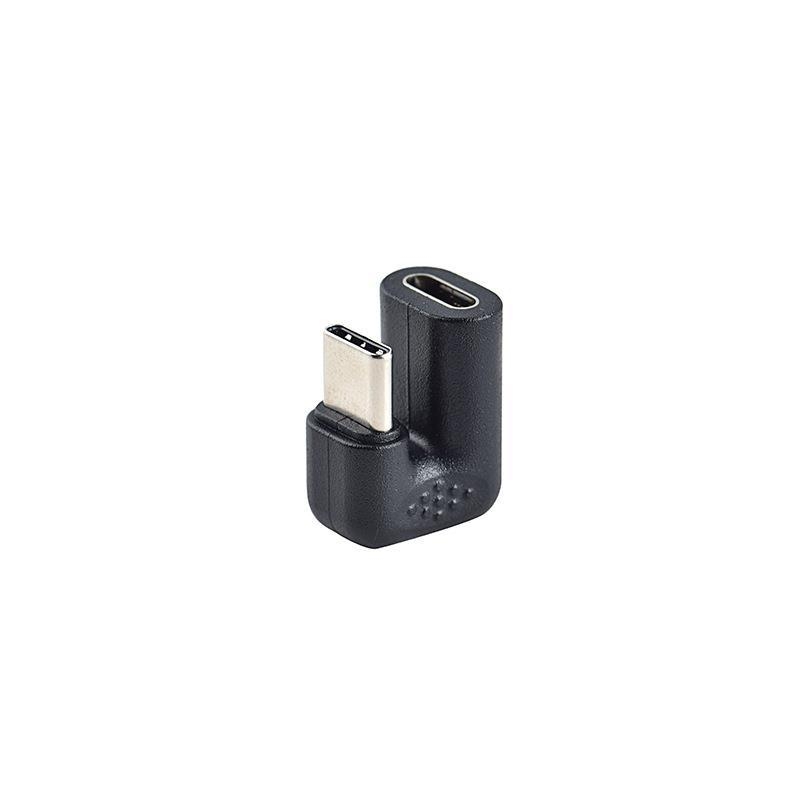 USB-C kabel za podatke i napajanje, muški–ženski, s 90° kutnim spojem, za Android telefone i tablete