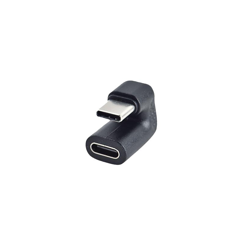 USB-C kabel za podatke i napajanje, muški–ženski, s 90° kutnim spojem, za Android telefone i tablete