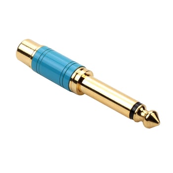 Zlatno-pozlaćeni ženski konektor za 6,5 mm utičnicu, RCA 6,35 mm, audio adapter za mikser/pojačalo
