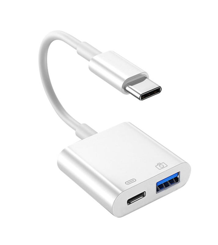 Type-C OTG 2-u-1 adapter za punjenje i prijenos podataka za mobilne telefone i tablete