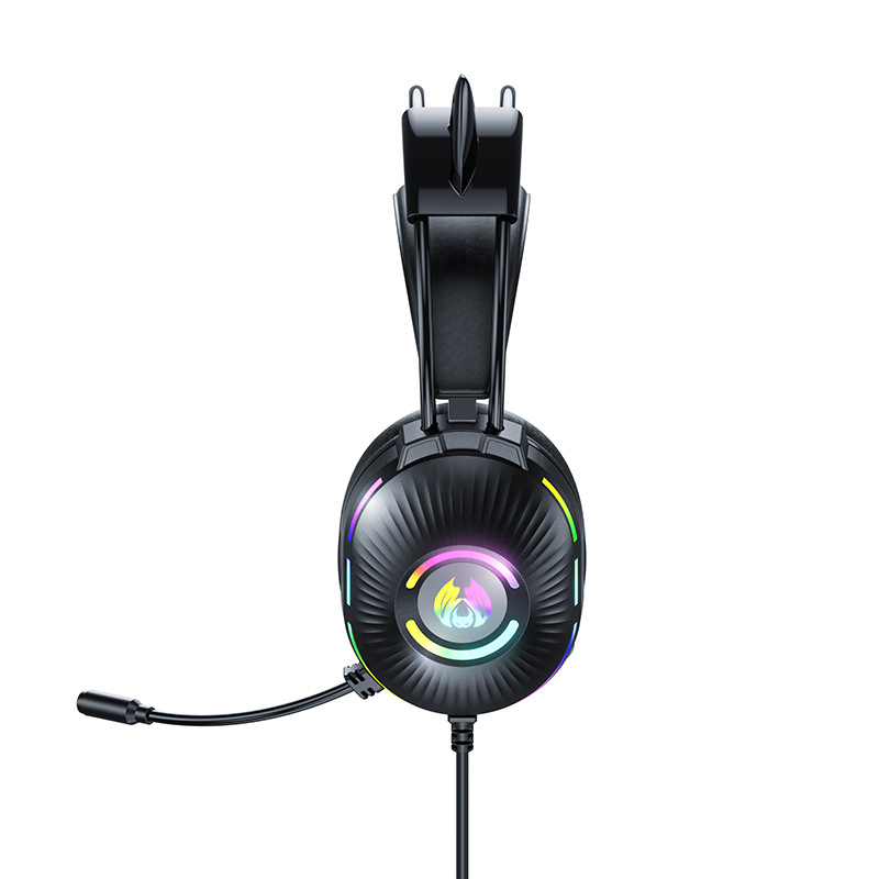 H83 žične gaming slušalice s mikrofonom, dualni 3.5 mm priključak, za PC, snažan bas