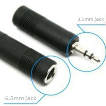 Audio adapter 6.5 mm na 3.5 mm, ženski na muški priključak
