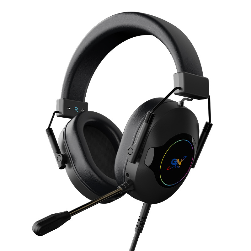 G08 žične gaming slušalice s ENC redukcijom buke, za PC, preko uha, 50 mm driveri, USB