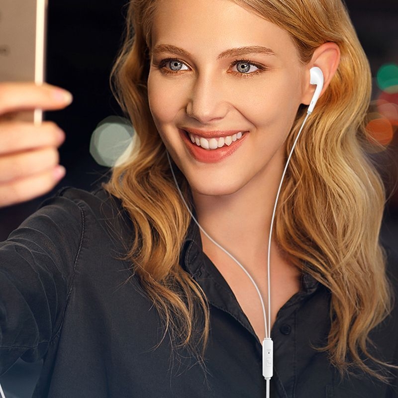 Žične in-ear slušalice s inline upravljanjem, snažan bas, mikrofon, 3,5 mm priključak
