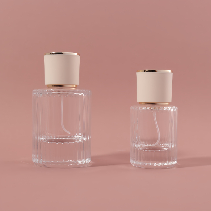 Átlátszó 30 ml-es mini üres permetezőpalack; hordozható 50 ml-es üvegparfümös üveg
