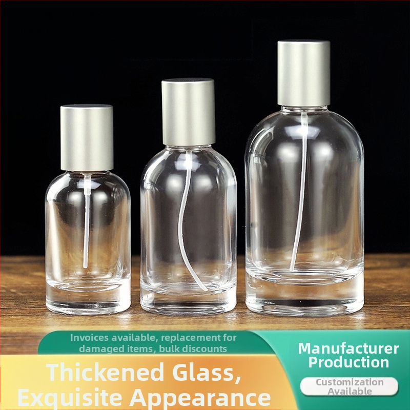 30 ml parfümös üveg, 100 ml átlátszó üveg bayonet nyakkal, 50 ml hidratáló szóróüveg kozmetikai használatra