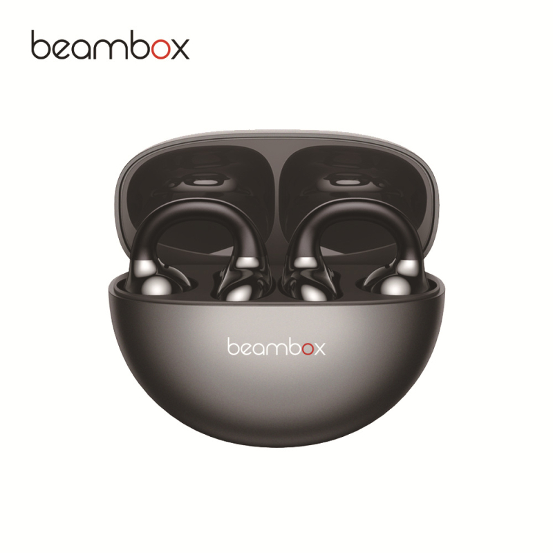 Beambox Bluetooth slušalice s klipom za otvoreno uho, AI, aktivno poništavanje šuma, dugotrajna baterija