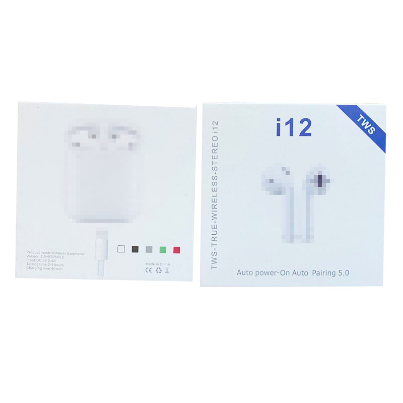 I12 bežične Bluetooth slušalice, TWS, dodirna kontrola, macaron boje, Bluetooth 5.0