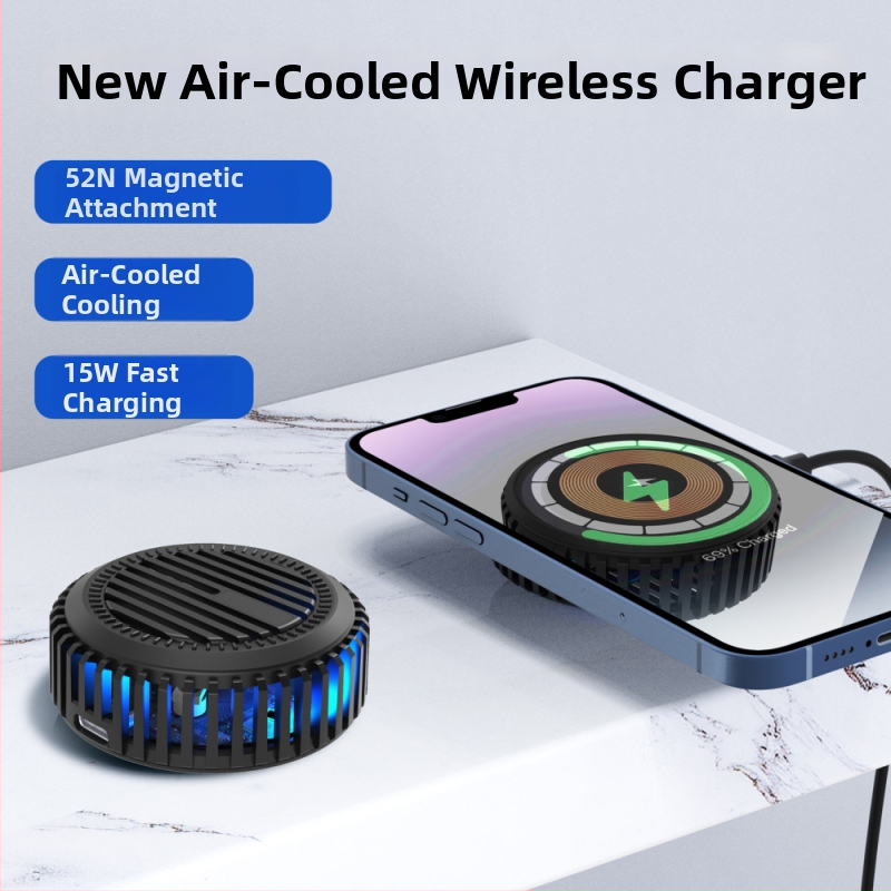 Qi2 bezdrôtová nabíjačka 15W pre iPhone 12–15 so vzduchovým chladením a magnetickou technológiou