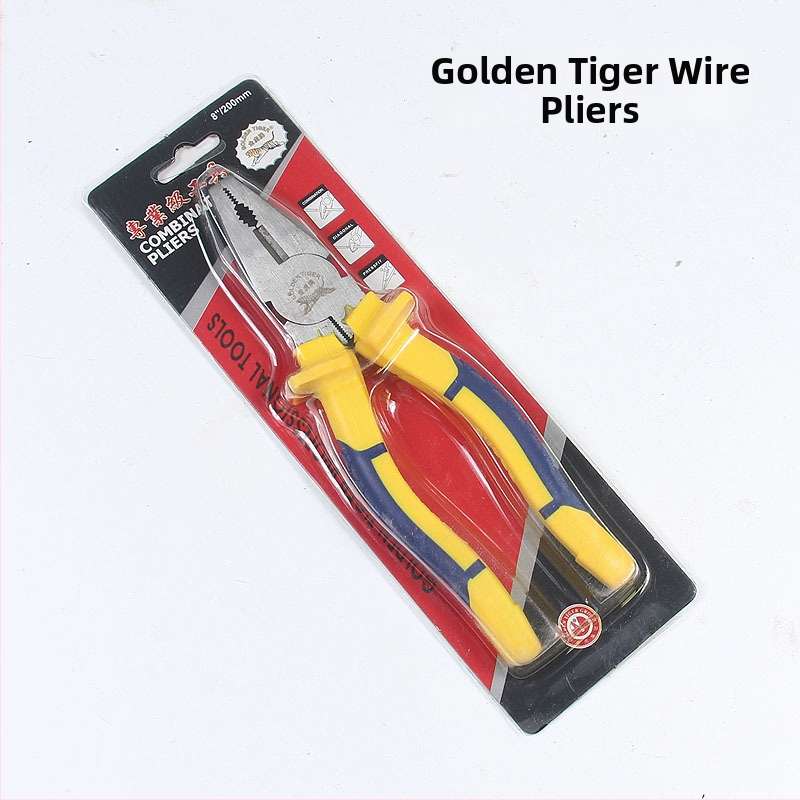 Golden Tiger 8-palcové kliešte na drôt s hlavou tigra