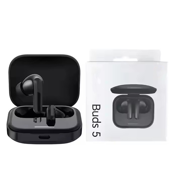 Redmi Buds 5 bezdrôtové Bluetooth slúchadlá s potlačením šumu, in-ear, na hranie hier a šport, kompatibilné s Apple a Android