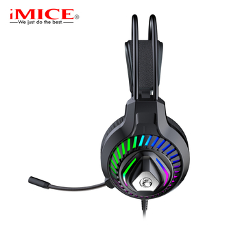 Imice HD-450 Svjetleće USB 7.1 Žične gaming slušalice RGB