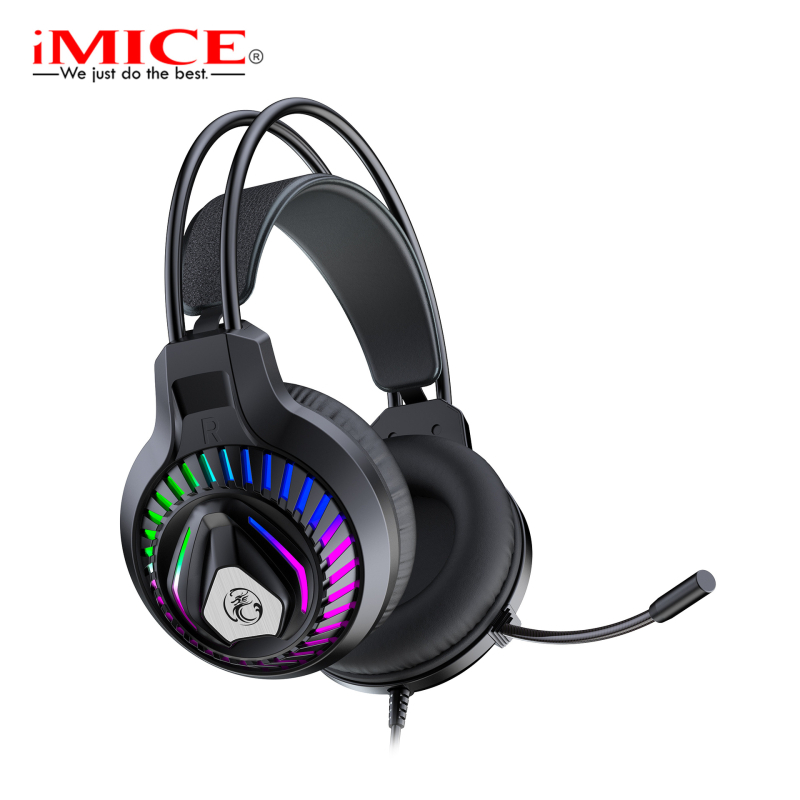 Imice HD-450 Svjetleće USB 7.1 Žične gaming slušalice RGB