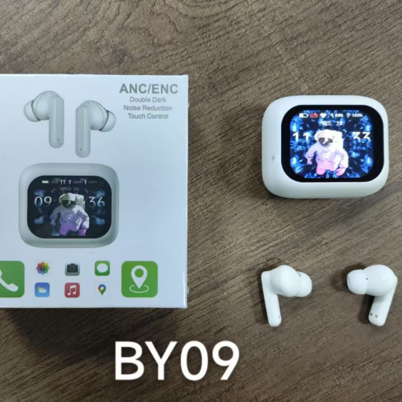 2025 bežične Bluetooth slušalice sa kolor zaslonom, redukcijom buke, dugim trajanjem baterije, stereo zvuk