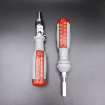 10 az 1-ben csavarhúzó készlet S2 ötvözetű bitekkel, többirányú hajlított fej, Philips, Torx és lapos fej.