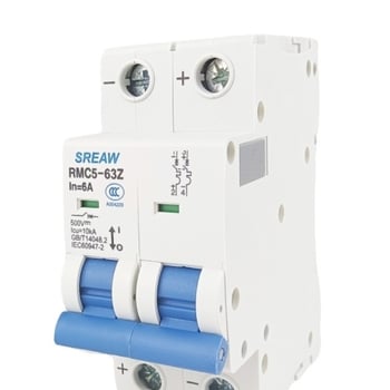 DC миниатюрен прекъсвач RMC5-63Z 1P 2P 3P 4P 1–63A
