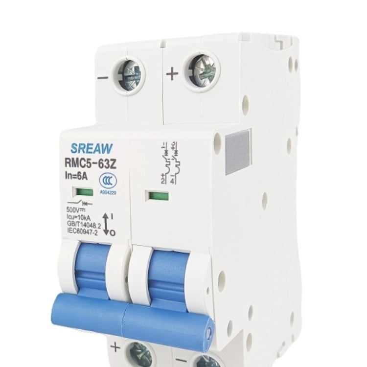 DC миниатюрен прекъсвач RMC5-63Z 1P 2P 3P 4P 1–63A