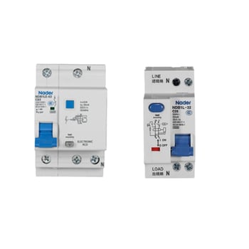 Nader Shanghai Liangxin NDB1CLE-63 серия прекъсвач за остатъчен ток 30 mA, 1P+N
