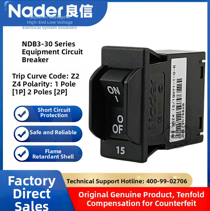 NDB3-+30/100A istič pre zariadenia, 1P–4P, UL certifikovaný, DC/AC