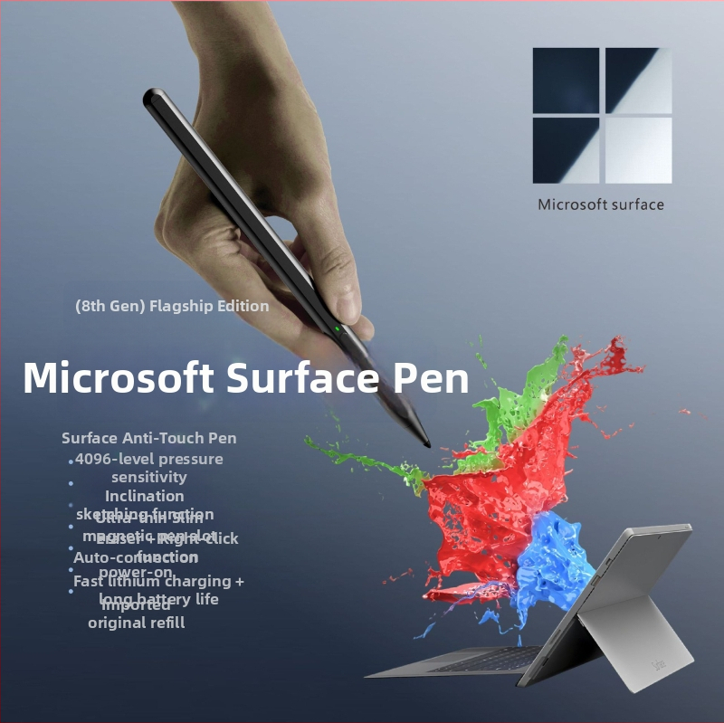 Pen Cool Bc 25-005 kapacitné pero pre Microsoft Surface Pro567/9/11, 4096 úrovní tlaku, presné písanie, Go234096