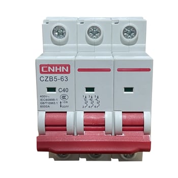 CZB5-63 миниатюрен автоматичен прекъсвач, 2P/3P серия, въздушен превключвател със защита от токови утечки