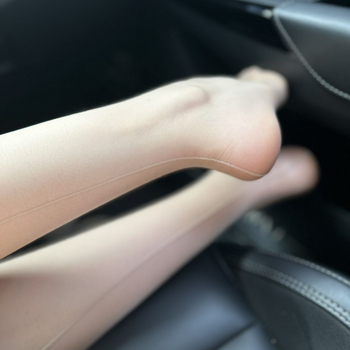 Hua Mu Yan H152 Ultra-tanke 0D hulahopke sa stražnjim šavom, 360° bezšivni prepona, Crna/Koža, Ljeto, Nylon 5D