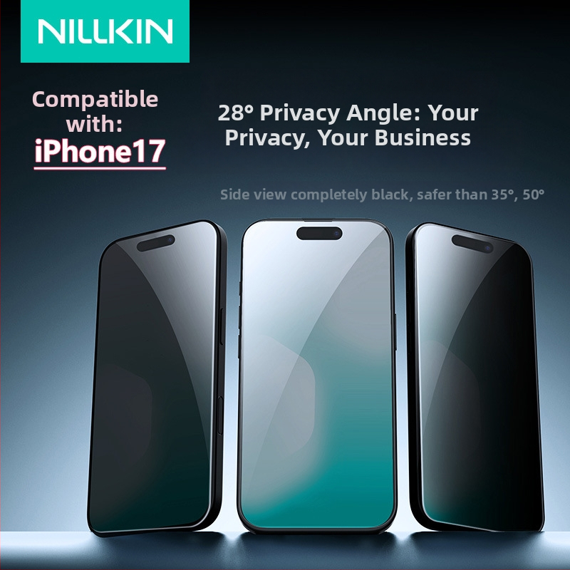 Nillkin tvrdené sklo ochranný film pre iPhone 17 Pro Max s prachotesným montážnym rámom, celý displej, výbušne odolný