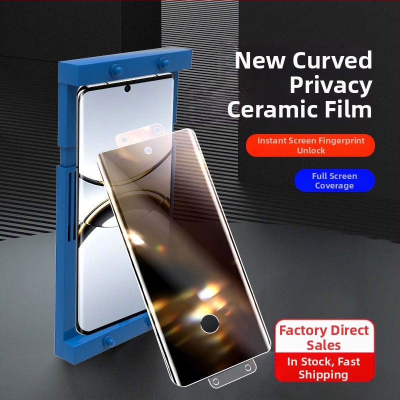 OPPO Find X8 Pro Zakrivený keramický ochranný film - Ochranný proti špehovaniu, kalená fólia pre X6 Pro, X7 Ultra, X5