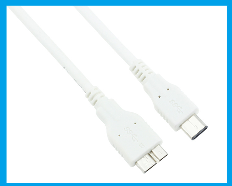 USB 3.1 Type-C na Micro-B USB 3.0 podatkovni kabel, 1 m, za MacBook i vanjski tvrdi disk