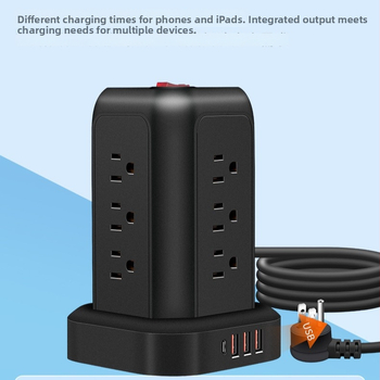 Pametni vertikalni produžni kabel s USB priključcima, 12-u-1